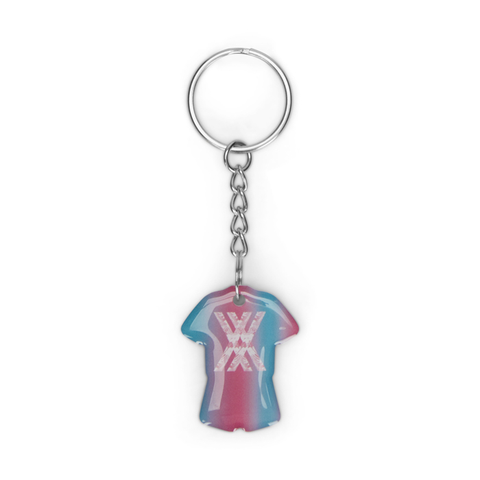 MK5004 Porte-clés NFC préprogrammé de forme personnalisée avec doming. Taille : jusq... publicitaire personnalisé - vue 2