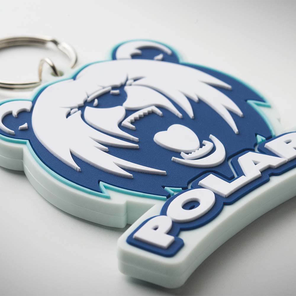 MK5006 Porte-clés NFC personnalisé en caoutchouc PVC avec un logo double face. publicitaire personnalisé - vue 2