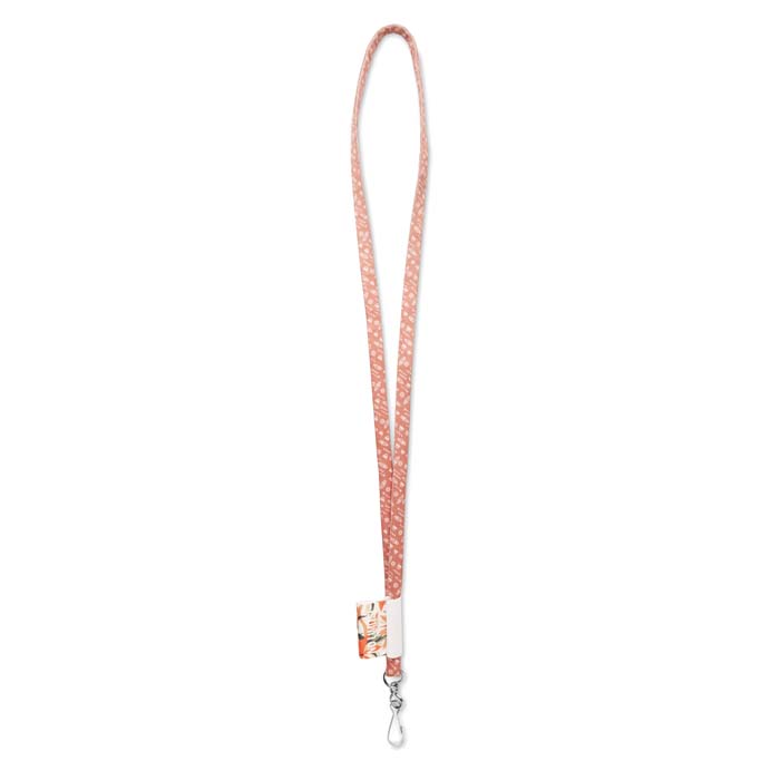 ML1046 Lanyard tubulaire sublimé avec étiquette personnalisée. publicitaire personnalisé - vue 2