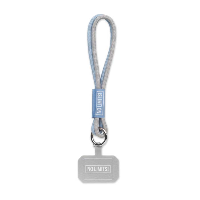 ML1067 Double cordon : Porte-clés keytag et porte-téléphone. publicitaire personnalisé - vue 2