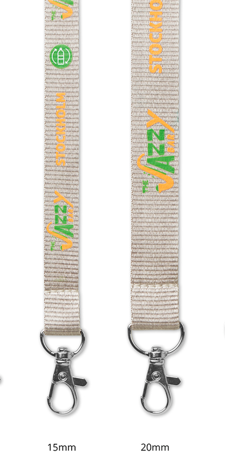 ML1101 Lanyard avec impression en 1 couleur sur 1 côté. publicitaire personnalisé - vue 2