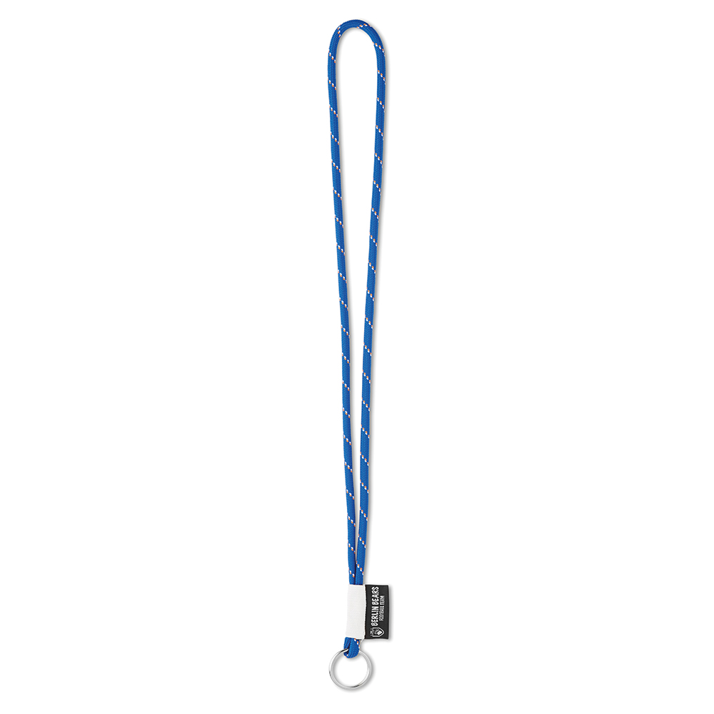 ML1109 Lanyard 3 tons avec étiquette en quadri ou tissée. publicitaire personnalisé - vue 2