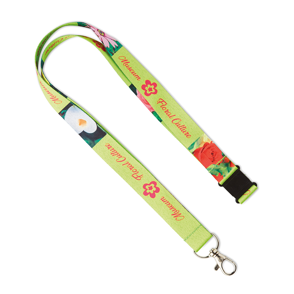 ML1303 Lanyard RPET avec votre design en quadri sur les deux faces. publicitaire personnalisé - vue 2