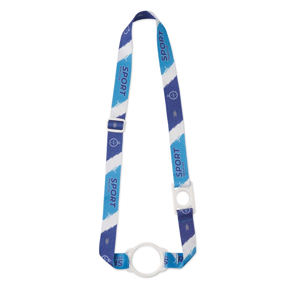 MLBH07 Porte-bouteille bandoulière réglable et sublimé pour bouteilles et bouteilles... publicitaire personnalisé - vue 2