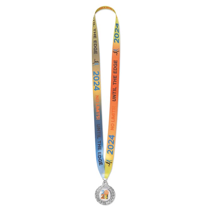 MM1023 Médaille en fer de 50 mm avec doming. publicitaire personnalisé - vue 2