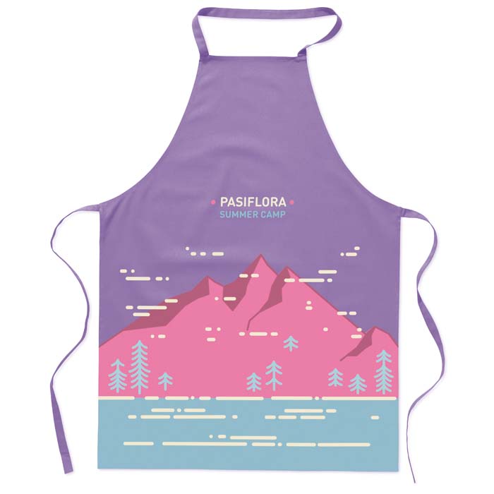 MPAPD1 Tablier 100% coton, imprimé numériquement. publicitaire personnalisé - vue 2