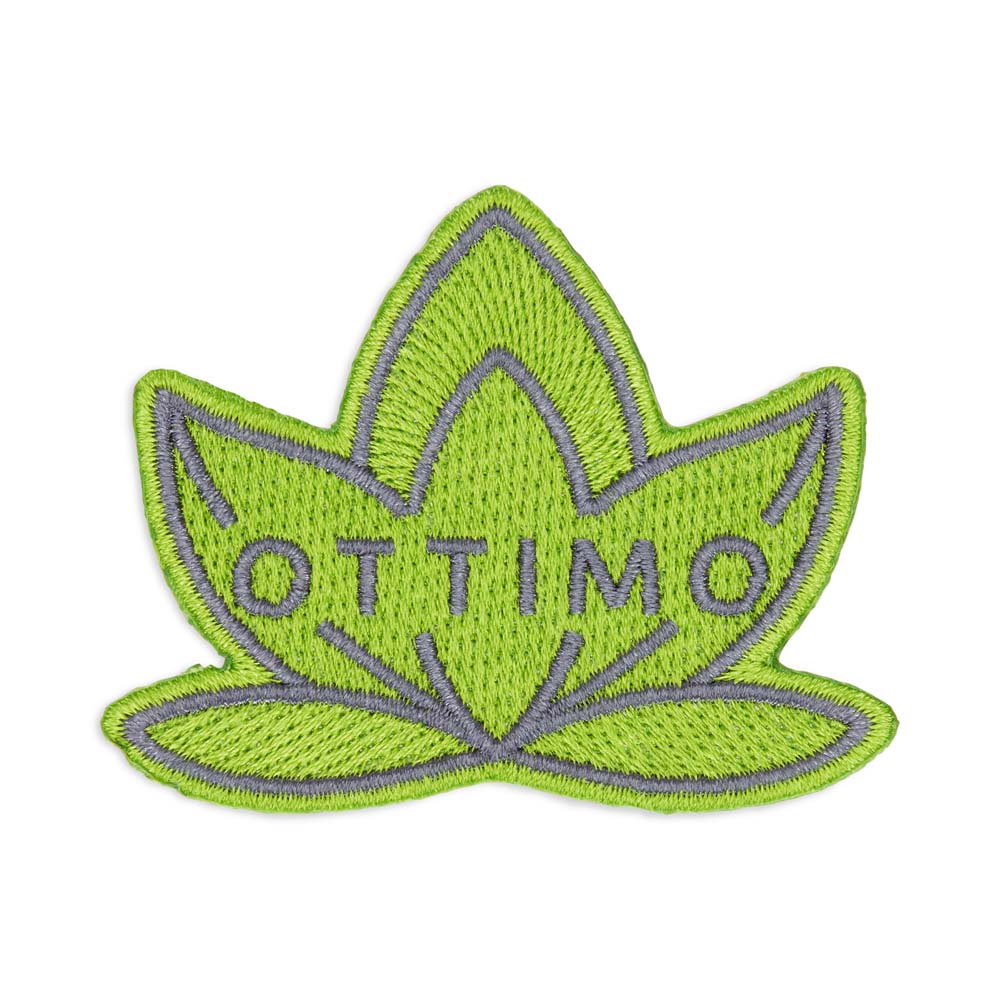 MPAT12 Écusson en polyester de forme personnalisée, avec bordure découpée au laser e... publicitaire personnalisé - vue 2