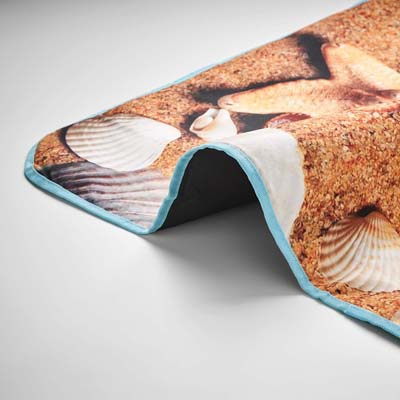 MPPB02 Couverture de pique-nique rembourrée et imprimée en quadri. publicitaire personnalisé - vue 2