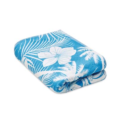 MT4011 Serviette de plage en polycoton imprimée en quadrichromie. publicitaire personnalisé - vue 2