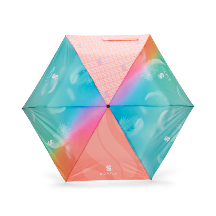 MU2009 Parapluie pliable de ⌀93 cm avec ouverture et fermeture automatiques, résista... publicitaire personnalisé - vue 2