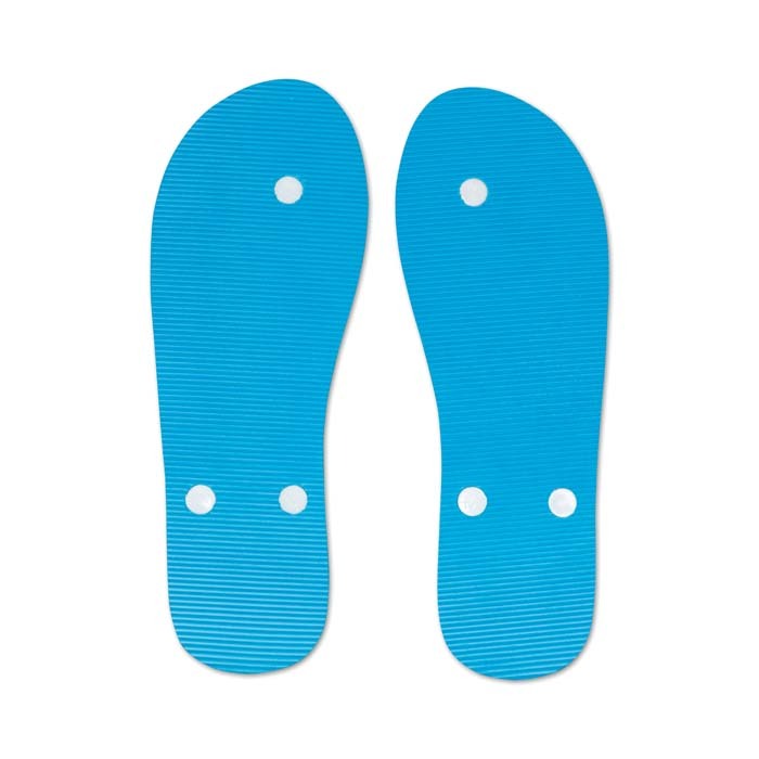 MU5001 Tongs de plage à une seule couche avec votre logo estampé ou imprimé sur la s... publicitaire personnalisé - vue 2