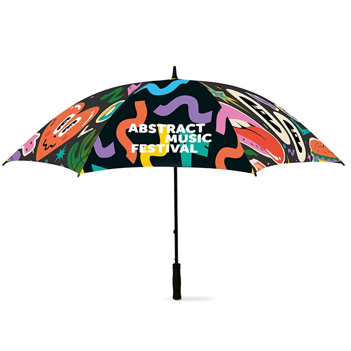 MU9003 ⌀132cm/30". Motif en quadri (photo) sur tous les panneaux. publicitaire personnalisé - vue 2