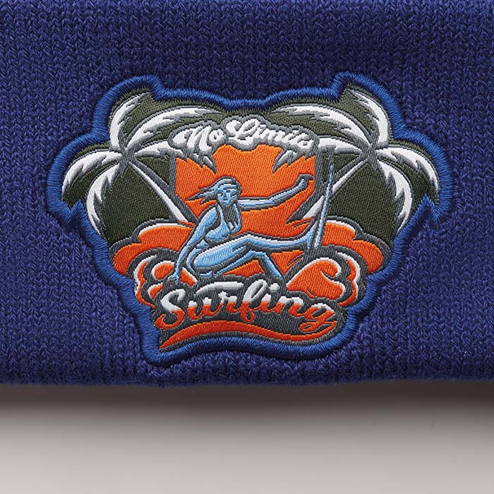 MW1012 Bonnet en acrylique à motif personnalisé avec revers en jacquard. publicitaire personnalisé - vue 2