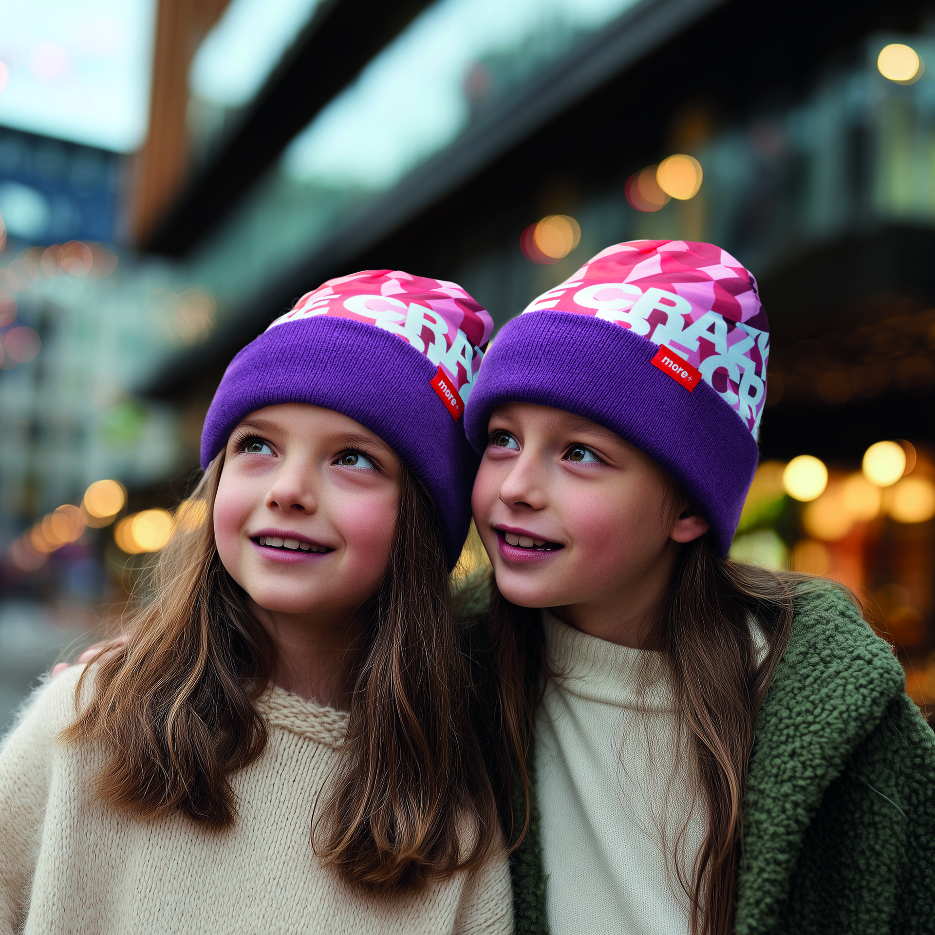 MW1029 Bonnet en polyester en quadrinomie avec intérieur en acrylique et revers 1*1. publicitaire personnalisé - vue 2