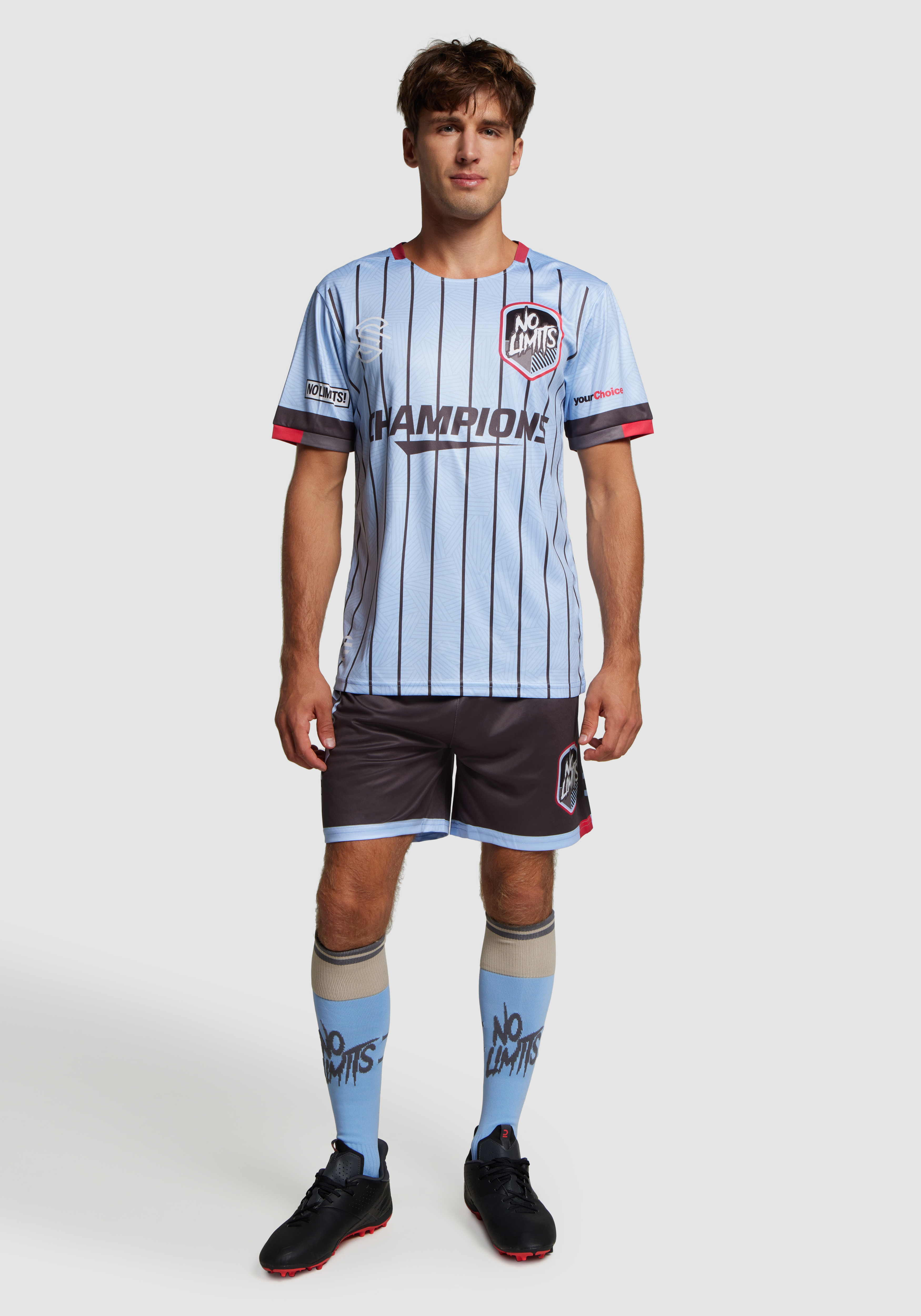 MWPS23 Chaussettes de football et de sport. Le MOQ est de 25 paires par taille. publicitaire personnalisé - vue 2