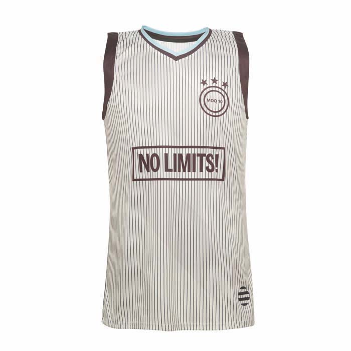 SG1009 Maillot de basket sublimé avec col en V. publicitaire personnalisé - vue 2