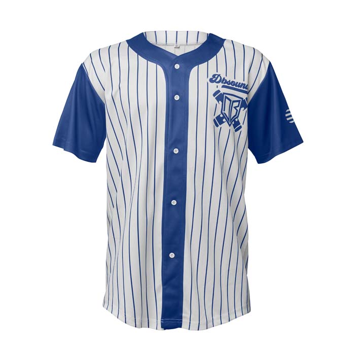 SG1025 Maillot de baseball sublimé en maille polyester respirant. publicitaire personnalisé - vue 2