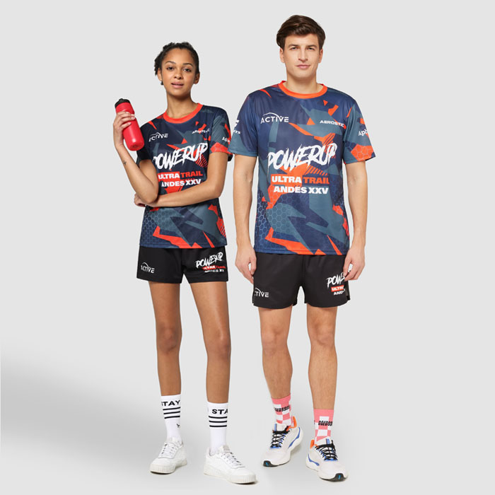 SG1055 Tshirt performance sublimé en polyester respirant. publicitaire personnalisé - vue 2