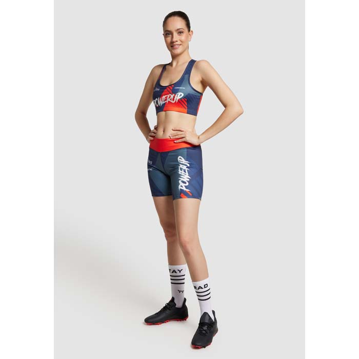 SG2035 Leggings courts sublimés à taille haute. publicitaire personnalisé - vue 2