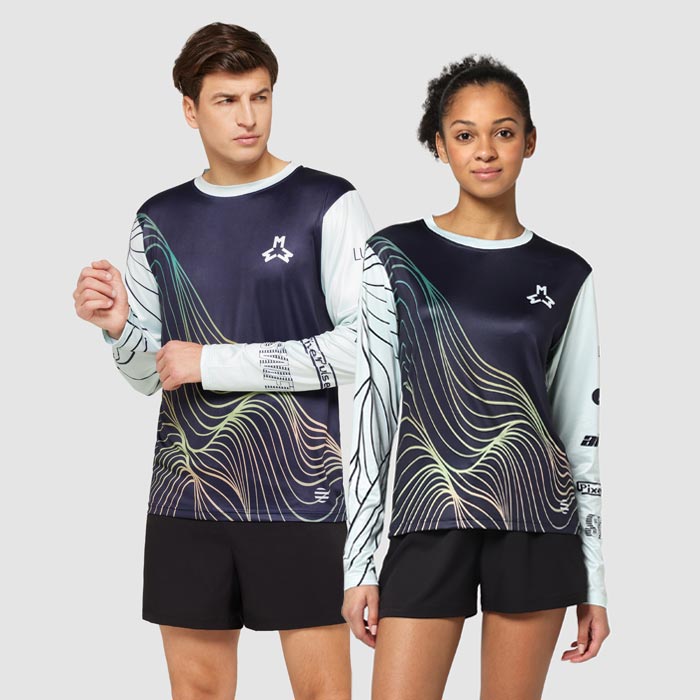 SG3255 Manches longues sublimées en polyester certifié anti-UV. publicitaire personnalisé - vue 2