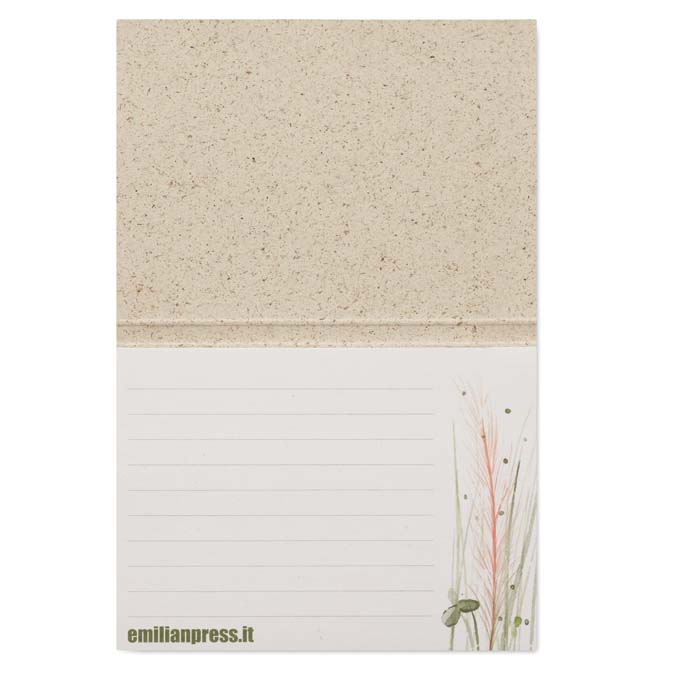 SNGS50 Couverture souple avec 50 notes adhesives recyclées imprimées. publicitaire personnalisé - vue 2