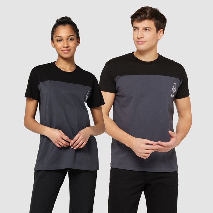 CG1201 Fabriqué en 100% coton peigné, jersey simple d'environ 155 gsm. Col rond bico... publicitaire personnalisé - vue 3