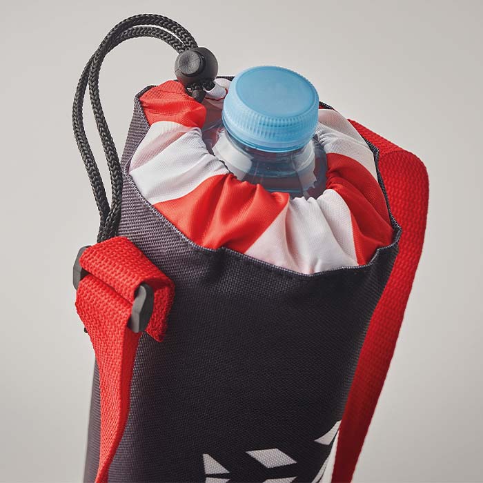 MB2006 Sac isotherme pour bouteille en quadri avec cordon de serrage. publicitaire personnalisé - vue 3