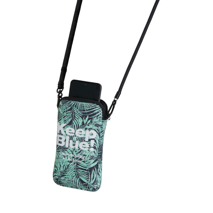 MB6009 Sac en néoprène pour téléphone portable avec cordon épais réglable (11x19cm) publicitaire personnalisé - vue 3