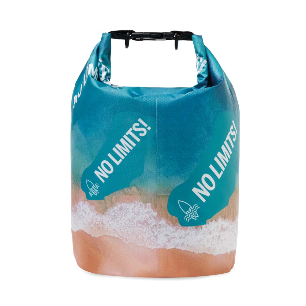 MB8008 Sac étanche de 5 L en tissu ripstop fabriqué à partir de PET recyclé, avec sa... publicitaire personnalisé - vue 3