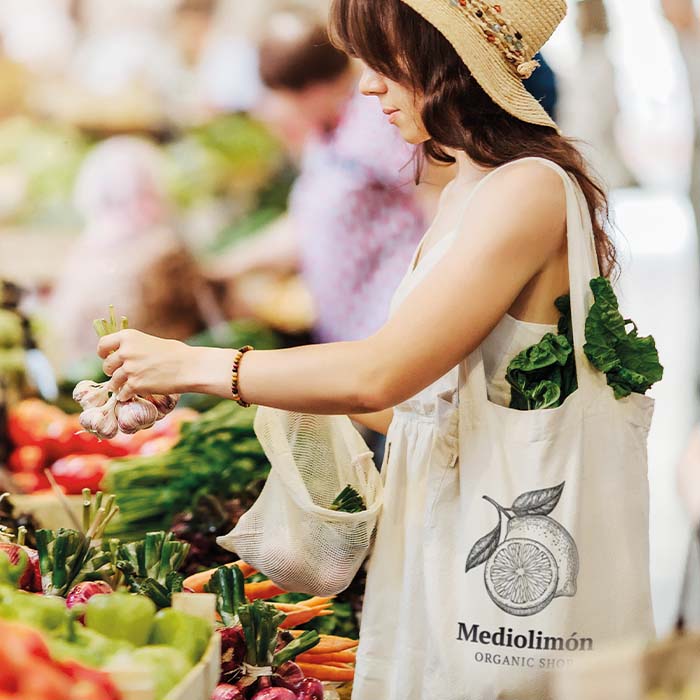 MB8101 Sac en coton 140 g/m² avec longues anses. publicitaire personnalisé - vue 3