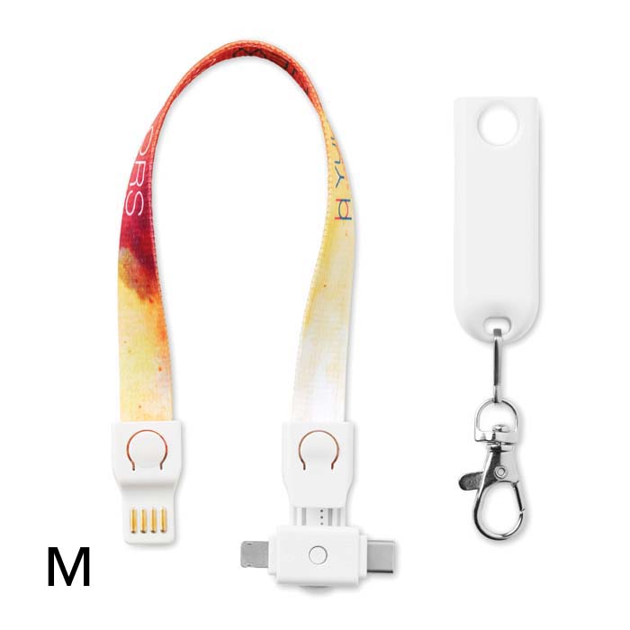 MC1005 Câble de recharge. Votre design en quadri sur les deux faces. publicitaire personnalisé - vue 3