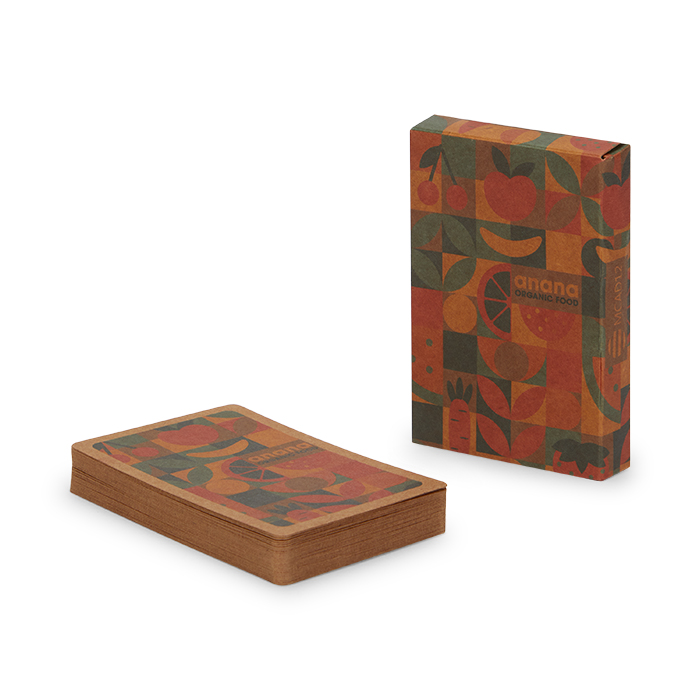 MCAD12 32 Cartes de jeu recyclées, votre design sur 1 face. publicitaire personnalisé - vue 3
