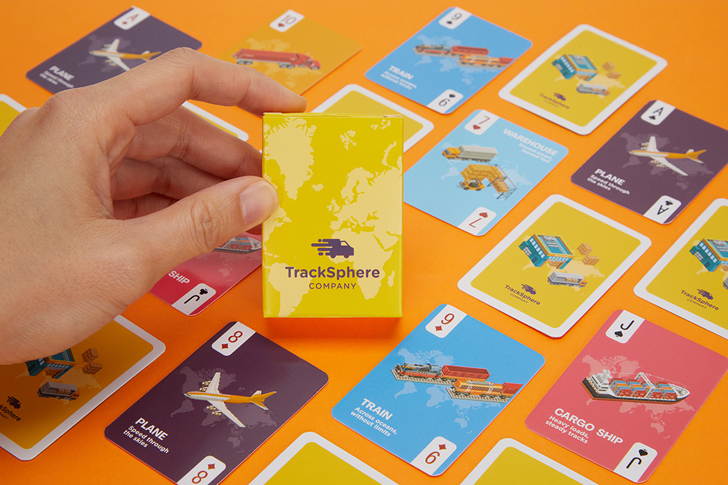 MCAD15 32 cartes de jeu de voyage avec votre dessin sur les deux faces. publicitaire personnalisé - vue 3