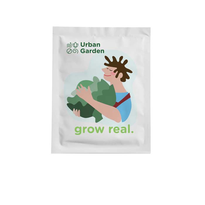 MG6901 Enveloppe en papier blanc avec les graines de votre choix. publicitaire personnalisé - vue 3