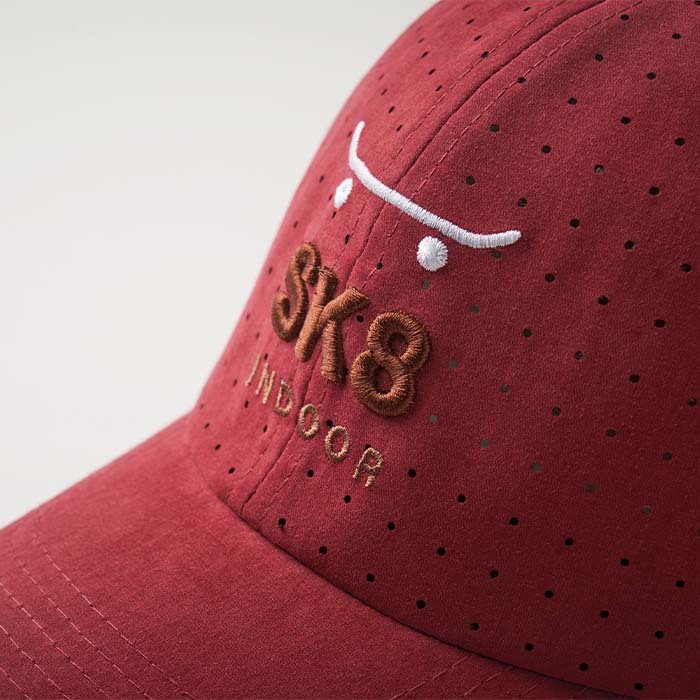 MH2323 Casquette à 6 panneaux en polyester à profil moyen avec panneaux découpés au ... publicitaire personnalisé - vue 3