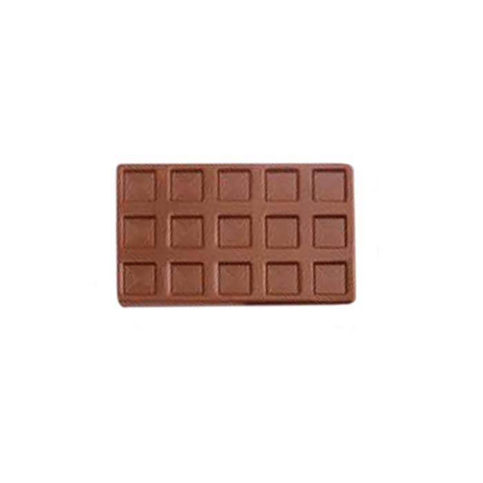MI4002 Pièce de 6,5gr chocolat belge avec un manchon personnalisable en quadri. publicitaire personnalisé - vue 3