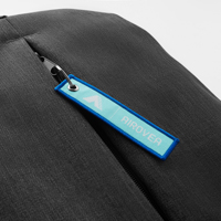 MK2013 Porte-clés en tissu avec votre motif tissé sur les deux faces. publicitaire personnalisé - vue 3