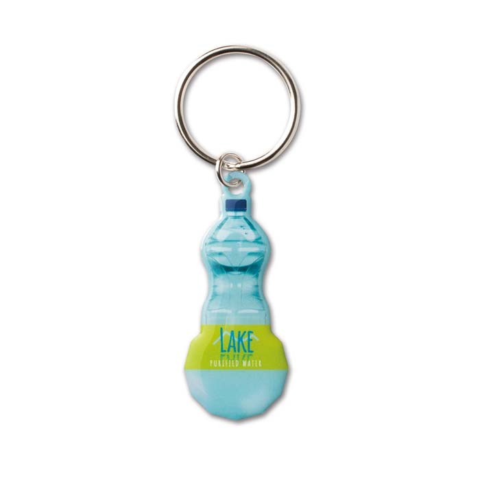 MK4009 Porte-clés jeton en aluminium (1 € / 1 £). publicitaire personnalisé - vue 3