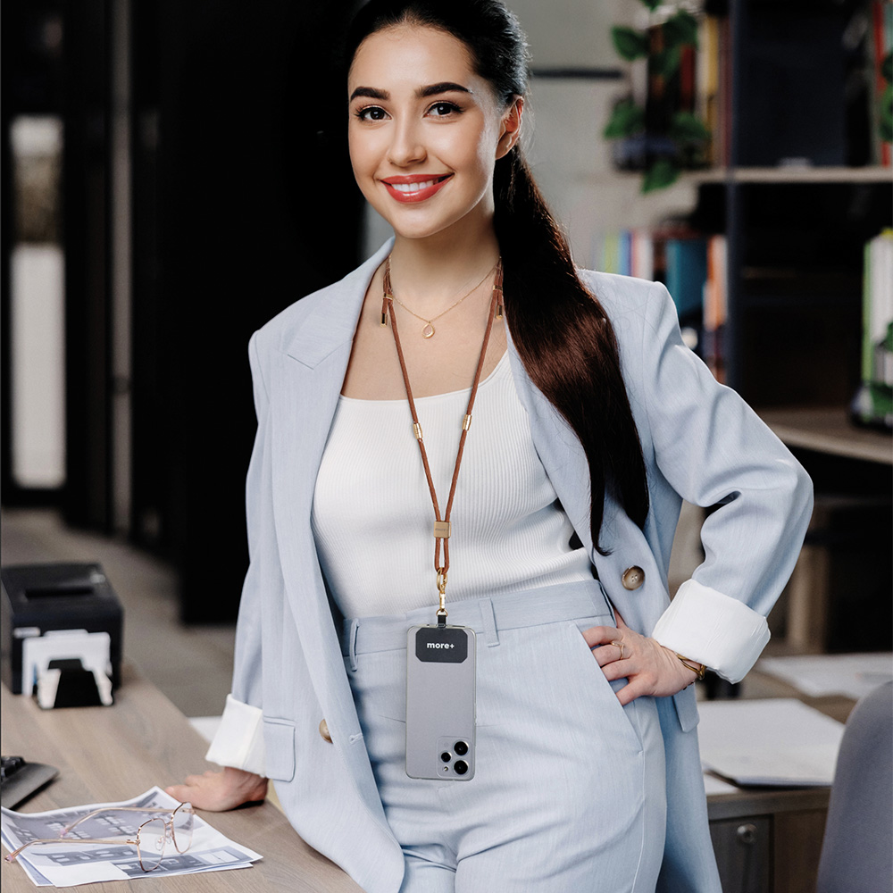 ML1092 Lanyard téléphonique et sangle de poignet 2 en 1 publicitaire personnalisé - vue 3