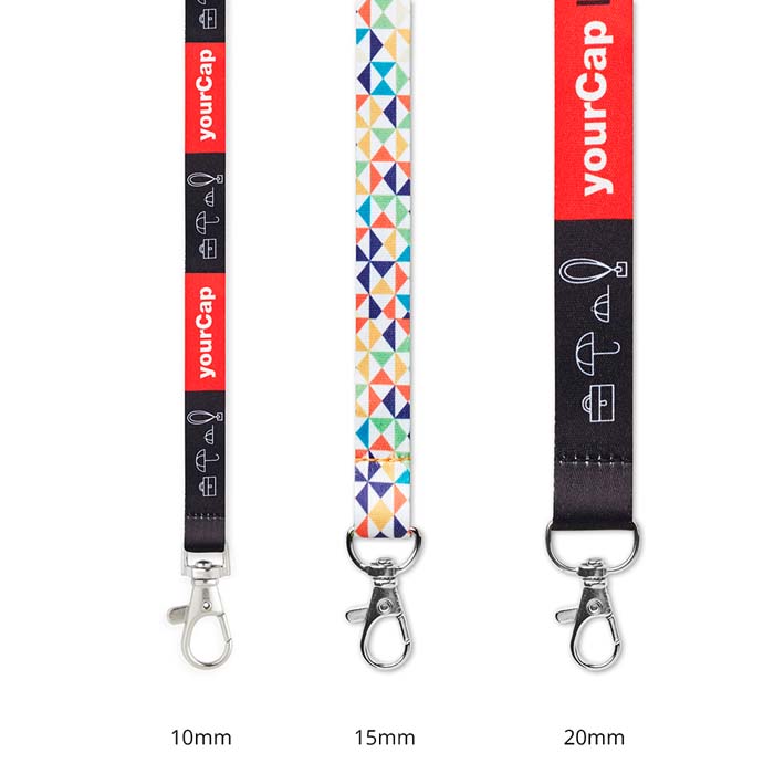 ML1104 Lanyard avec votre motif en quadri sur les deux faces. publicitaire personnalisé - vue 3