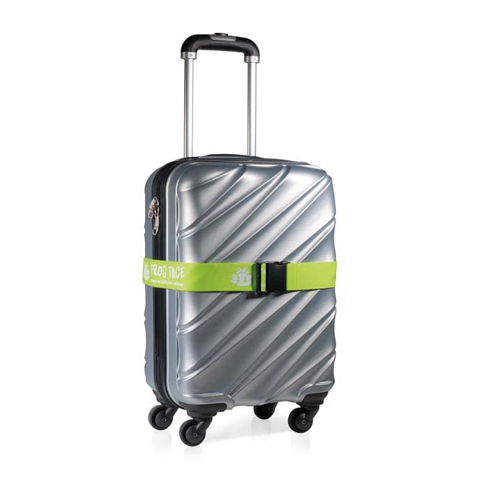 ML2001 Sangle de bagage avec un logo 1 couleur sur 1 côté. publicitaire personnalisé - vue 3