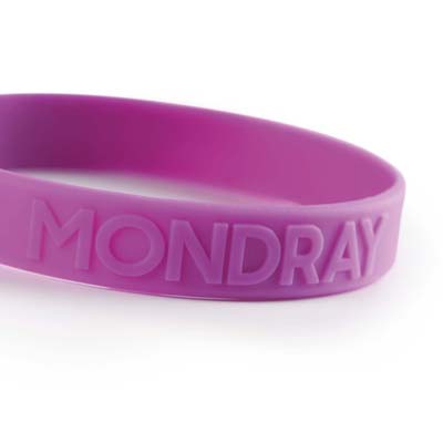 ML3005 Bracelet en silicone au Pantone. Taille: 200x12x2 mm | 180x12x2 mm. publicitaire personnalisé - vue 3
