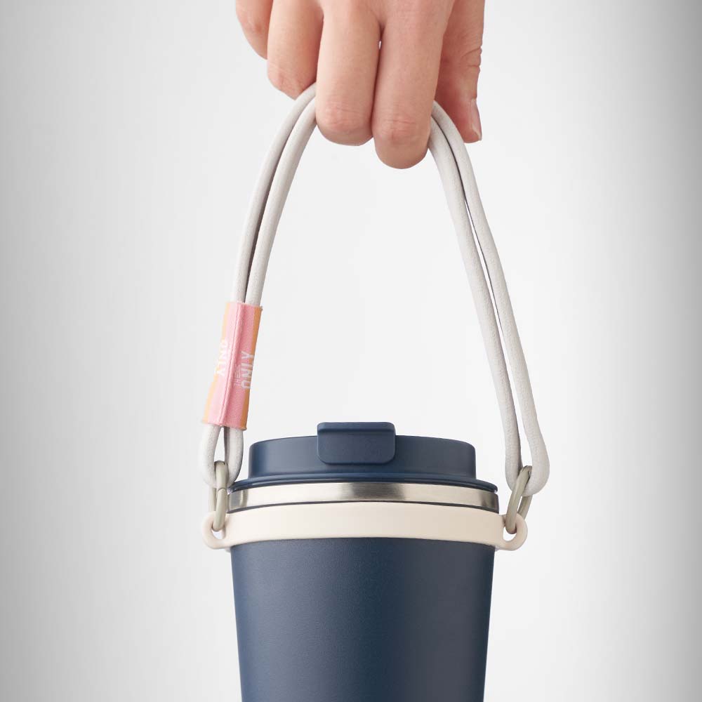 MLBH01 Porte-bouteille à triple cordon avec étiquette/logo, selon votre design. publicitaire personnalisé - vue 3