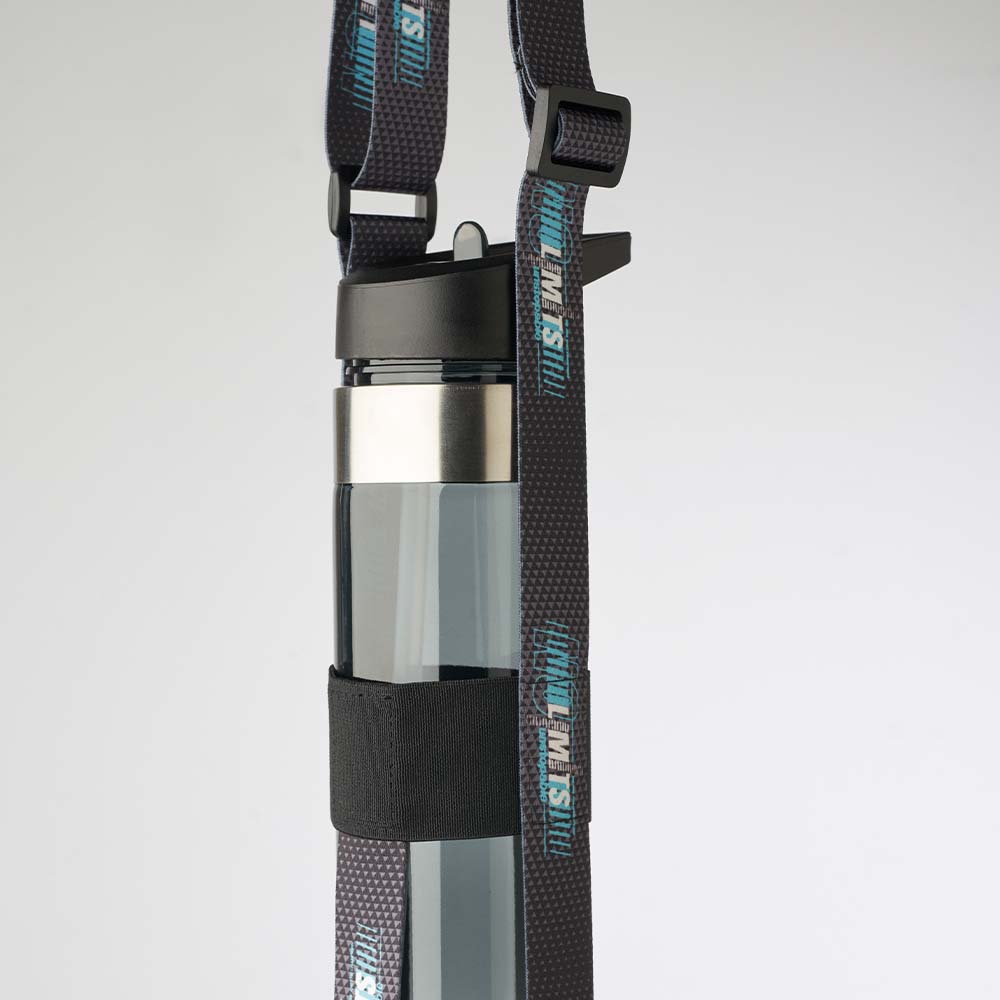 MLBH08 Porte-bouteille bandoulière réglable et sublimé avec votre design en couleur ... publicitaire personnalisé - vue 3