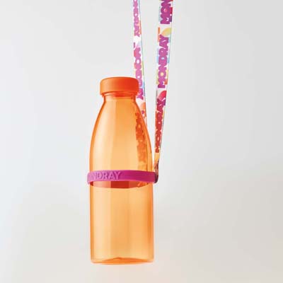 MLBH16 Lanyard sublimé 2 faces avec porte-bouteille. publicitaire personnalisé - vue 3