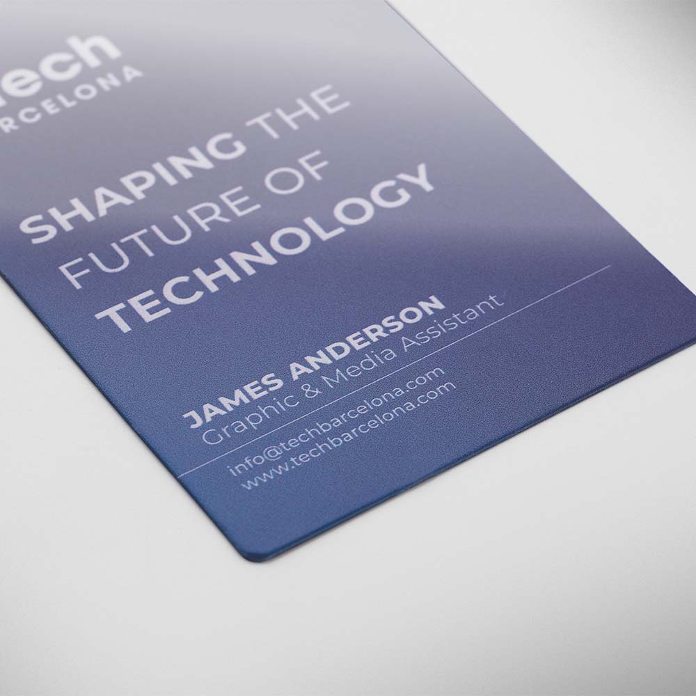 MLID08 Badges d'identification en papier laminé durable (120x80mm) publicitaire personnalisé - vue 3