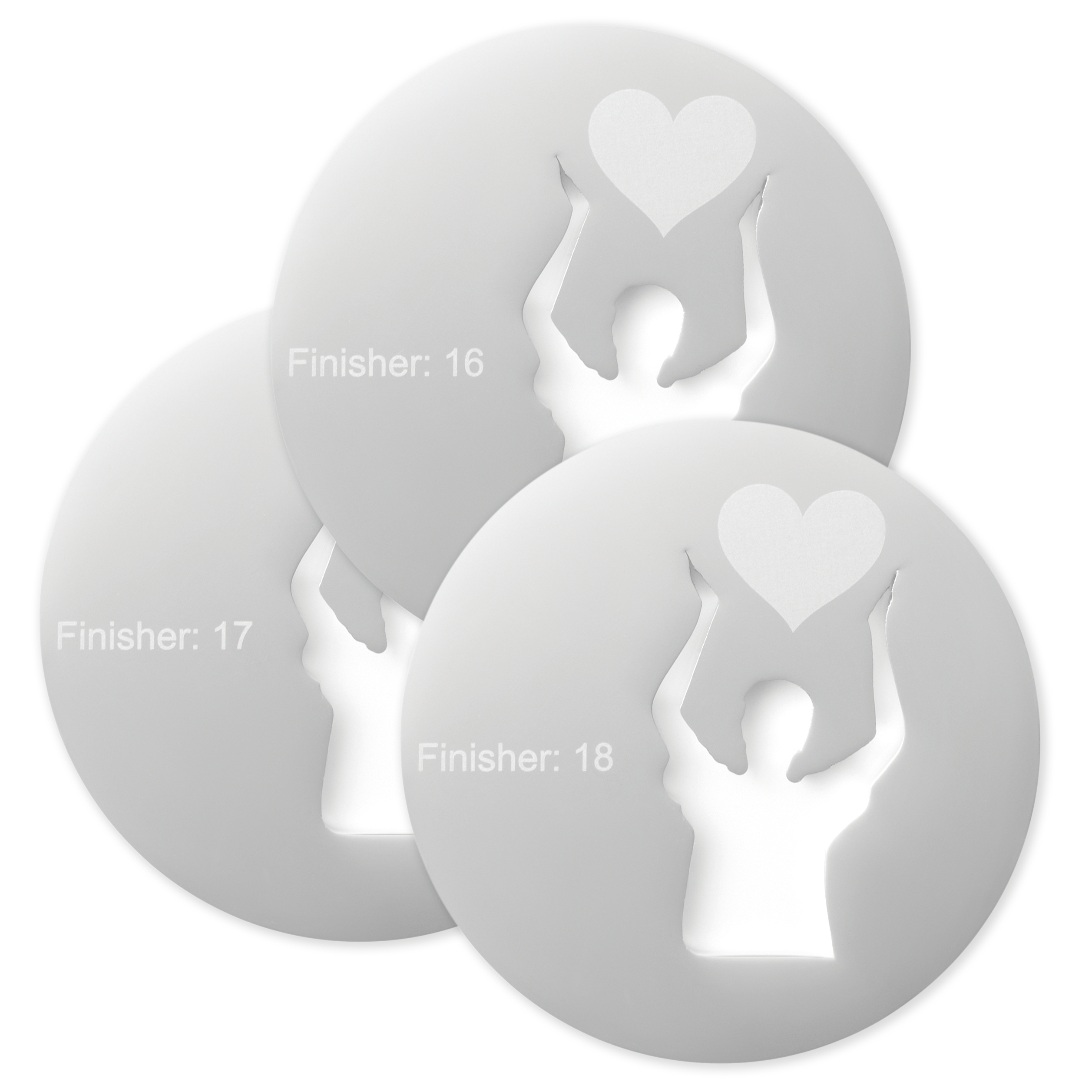 MM1011 Médaille en alliage de zinc (≤25cm2). Ruban sublimé. publicitaire personnalisé - vue 3