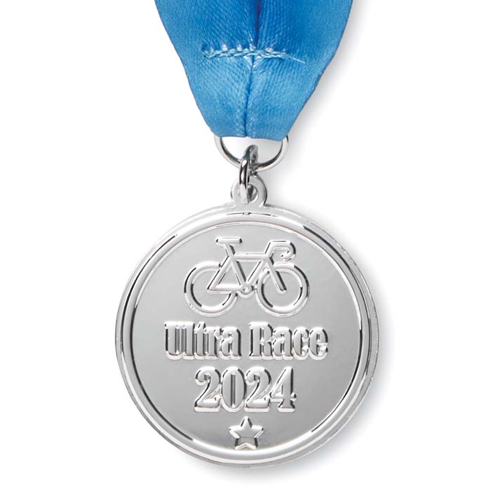 MM1015 Médaille en fer (≤25cm2). Ruban sublimé. publicitaire personnalisé - vue 3
