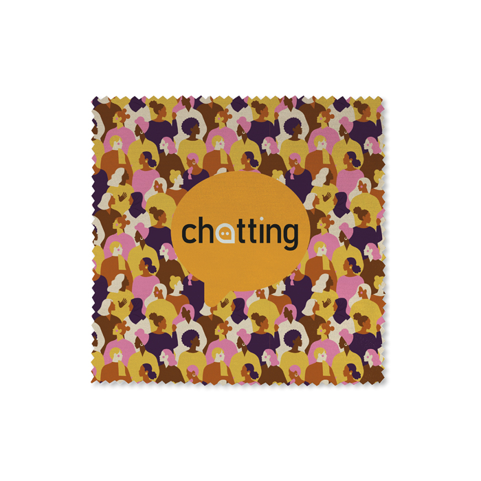 MPGC21 Chiffon de nettoyage en microfibre en quadrichromie, 170 g/m² (12 x 12 cm) publicitaire personnalisé - vue 3