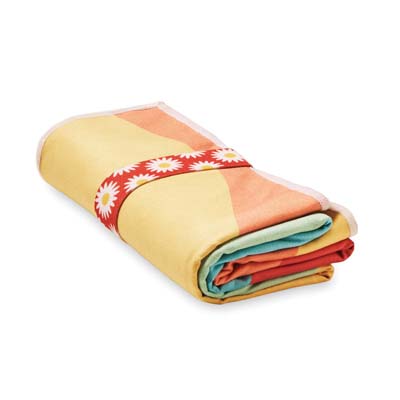 MT4010 Serviette de plage en polyester (200 g/m²) imprimée en quadrichromie. publicitaire personnalisé - vue 3